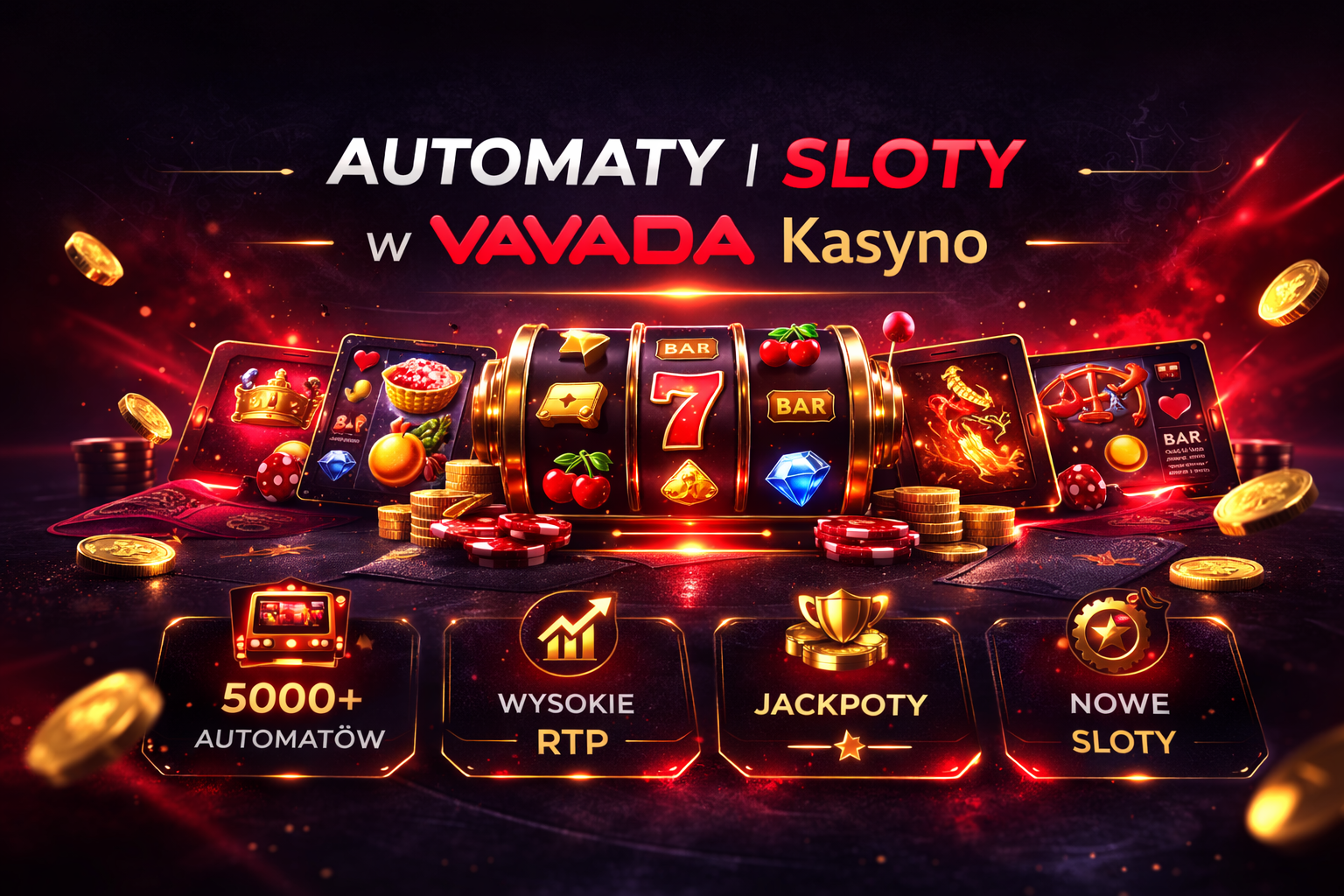 Automaty i sloty online w Vavada Kasyno